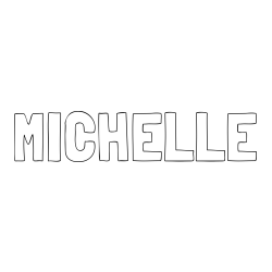Online Created Coloring Page - MICHELLE Coloring Page