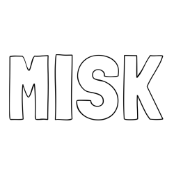 Online Created Coloring Page - MISK Coloring Page