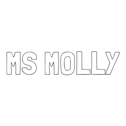 Online Created Coloring Page - MS MOLLY Coloring Page