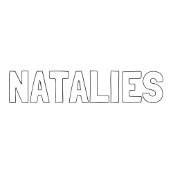 NATALIES Coloring Page