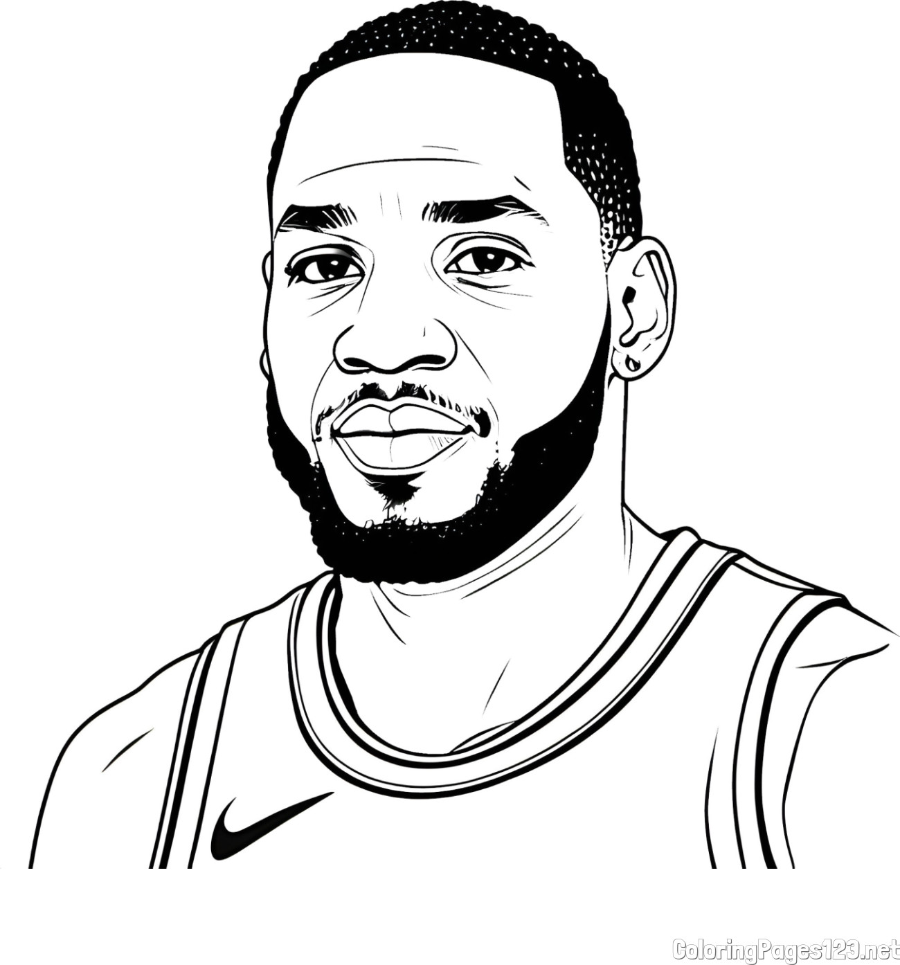 NBA Coloring Page