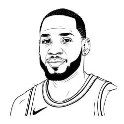 NBA Coloring Page