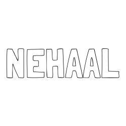 NEHAAL Coloring Page