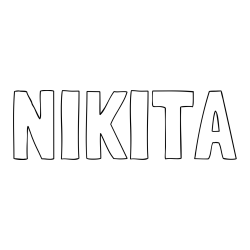 Online Created Coloring Page - NIKITA Coloring Page