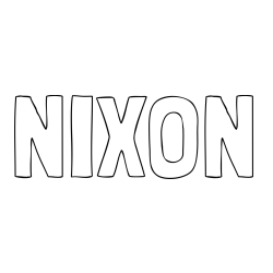 Online Created Coloring Page - NIXON Coloring Page