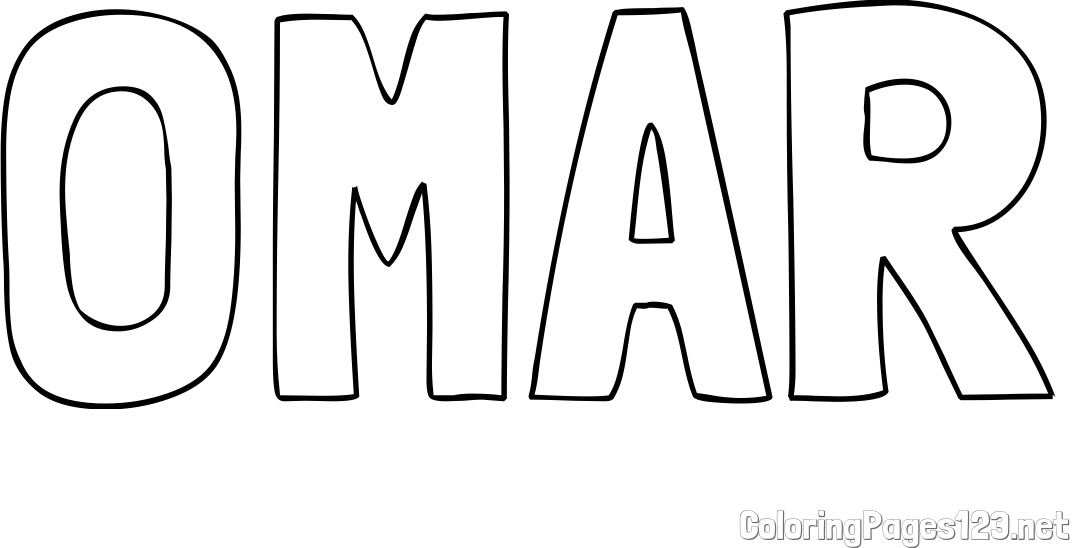 OMAR Coloring Page