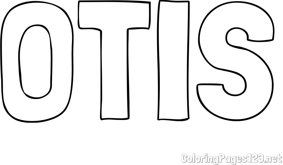 OTIS Coloring Page