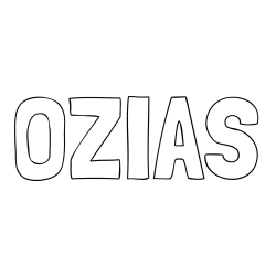 Online Created Coloring Page - OZIAS Coloring Page