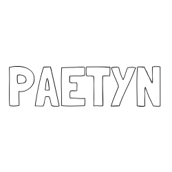 Online Created Coloring Page - PAETYN Coloring Page