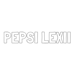 Online Created Coloring Page - PEPSI LEXII Coloring Page