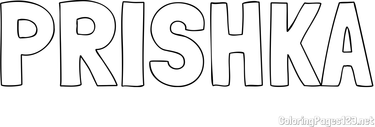 PRISHKA Coloring Page