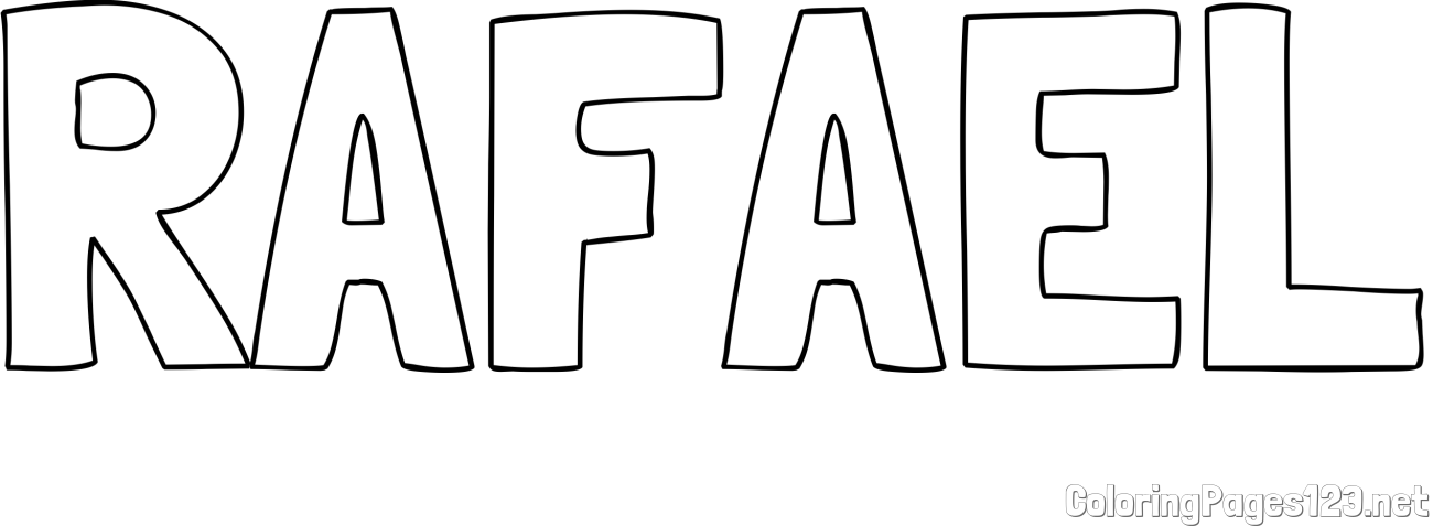 RAFAEL Coloring Page