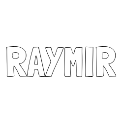 Online Created Coloring Page - RAYMIR Coloring Page