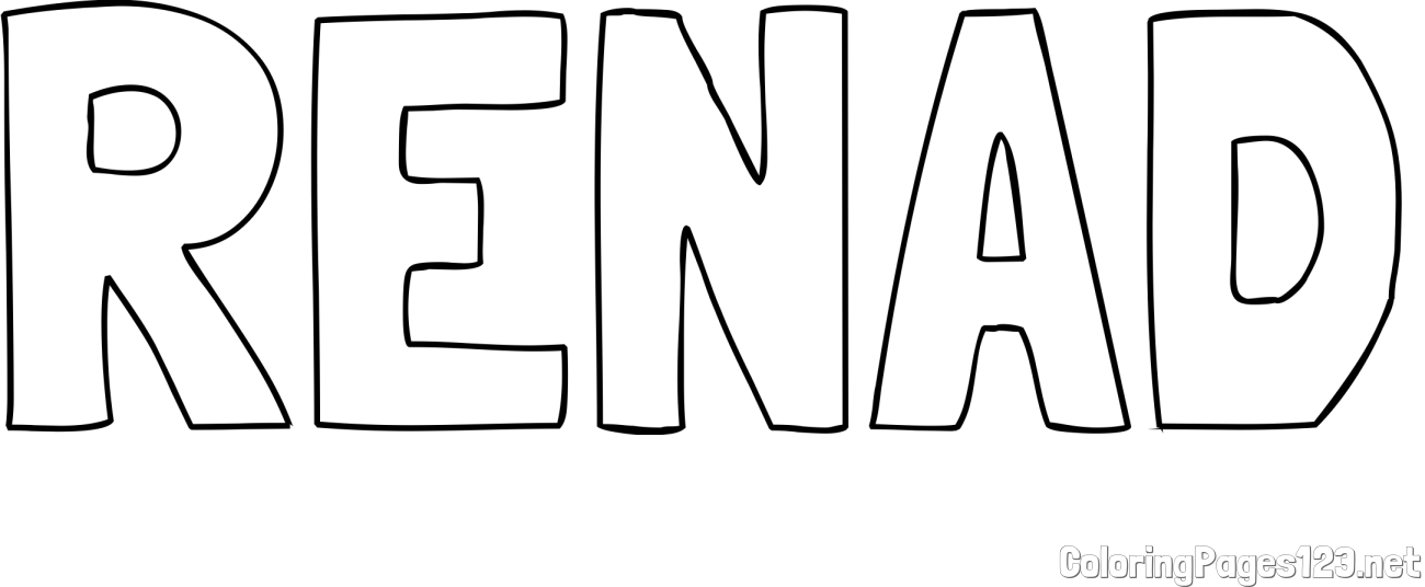 RENAD Coloring Page