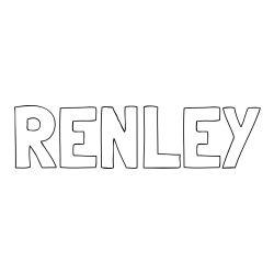 Online Created Coloring Page - RENLEY Coloring Page