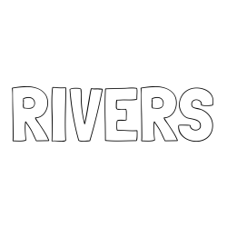 Online Created Coloring Page - RIVERS Coloring Page