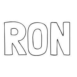 Online Created Coloring Page - RON Coloring Page