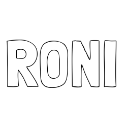 Online Created Coloring Page - RONI Coloring Page