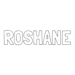 Online Created Coloring Page - ROSHANE Coloring Page