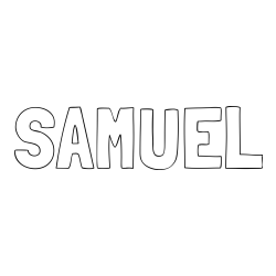 SAMUEL Coloring Page
