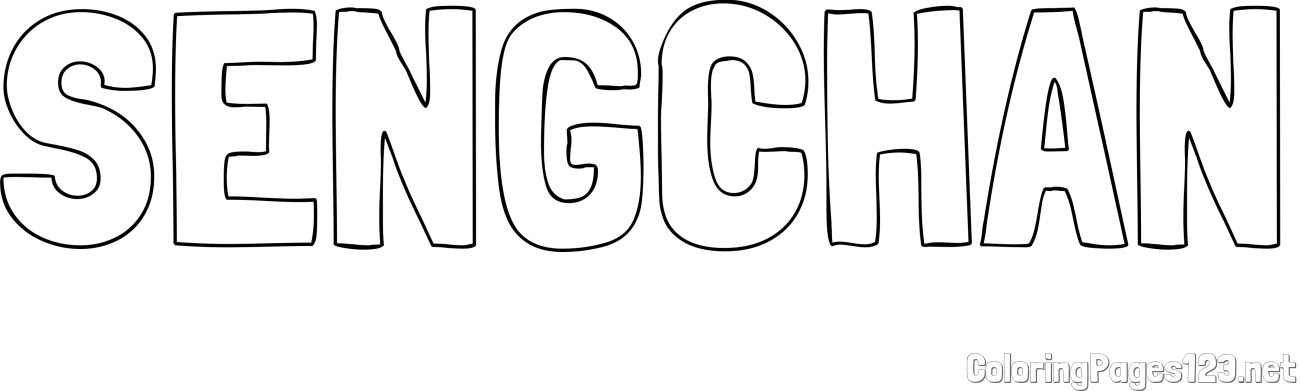 SENGCHAN Coloring Page