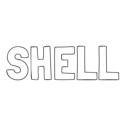 Online Created Coloring Page - SHELL Coloring Page