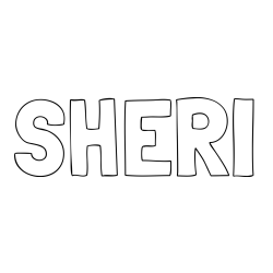 Online Created Coloring Page - SHERI Coloring Page
