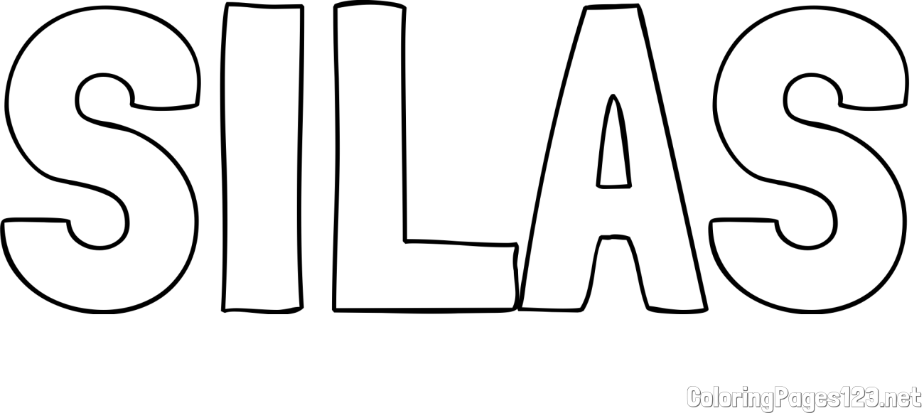 SILAS Coloring Page