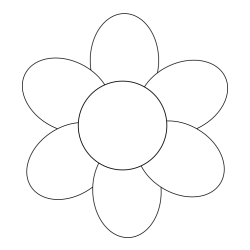 Simple Bloom Coloring Page