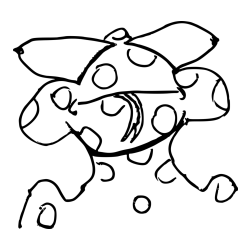 Simple Monster Coloring Page