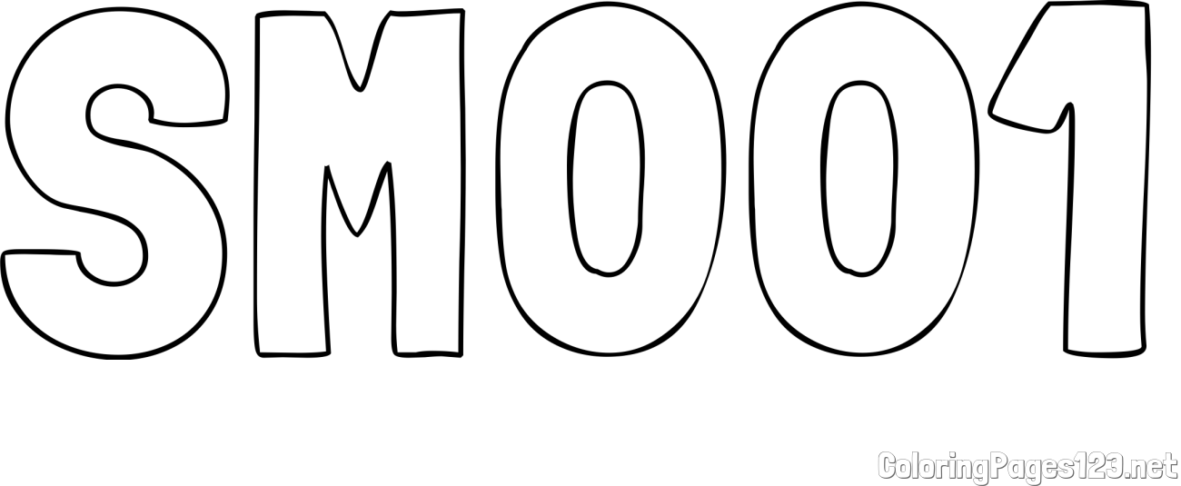 SM001 Coloring Page
