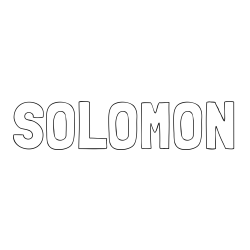 Online Created Coloring Page - SOLOMON Coloring Page