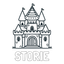 Online Created Coloring Page - STORIE Coloring Page and Beautiful Castle Coloring Page for Kids