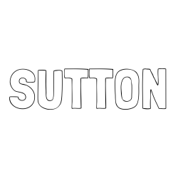 Online Created Coloring Page - SUTTON Coloring Page