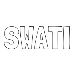 Online Created Coloring Page - SWATI Coloring Page