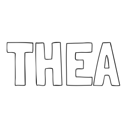Online Created Coloring Page - THEA Coloring Page