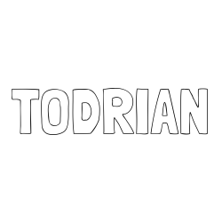 Online Created Coloring Page - TODRIAN Coloring Page