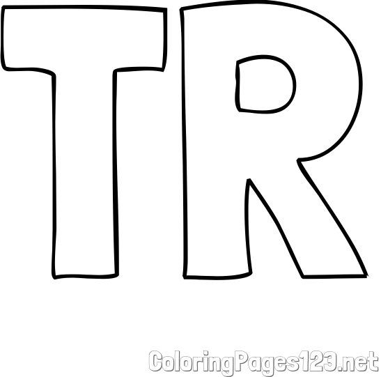 TR Coloring Page
