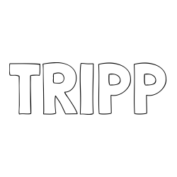 Online Created Coloring Page - TRIPP Coloring Page