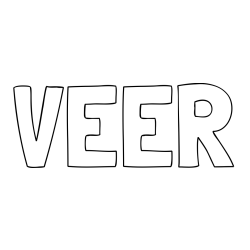 Online Created Coloring Page - VEER Coloring Page