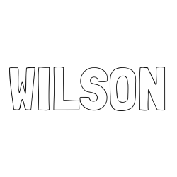 Online Created Coloring Page - WILSON Coloring Page
