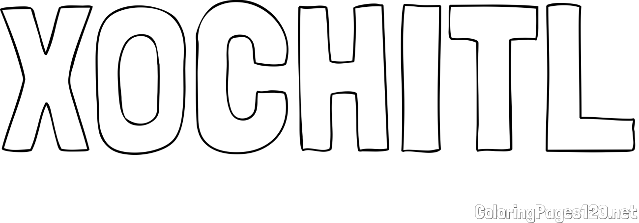 XOCHITL Coloring Page